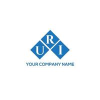 URI letter design.URI letter logo design on white background. URI creative initials letter logo concept. URI letter design.URI letter logo design on white background. U vector