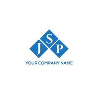 concepto de logotipo de letra de iniciales creativas jsp. diseño de letras jsp. diseño de logotipo de letras jsp sobre fondo blanco. concepto de logotipo de letra de iniciales creativas jsp. diseño de letras jsp. vector