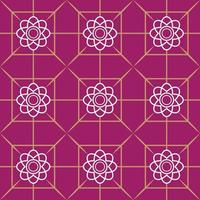 Flower seamless pattern background vector