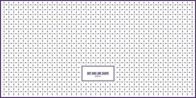 purple dot and line combination pattern vector