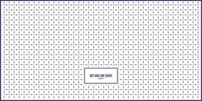purple dot and line combination pattern vector