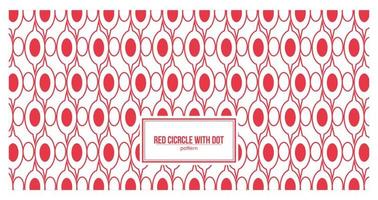 wallpaper pattern with a combination of empty and filled circles vector