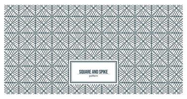 square pattern design combined with creative spike vector