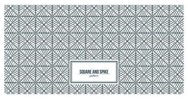 square pattern design combined with creative spike vector