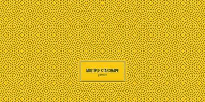 multiple star shape pattern vector