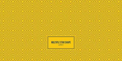 multiple star shape pattern vector