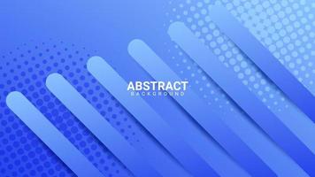 geometric abstract background in blue color vector