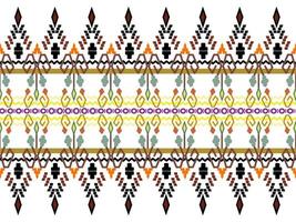 Geometric pattern, ethnic boho pattern with bright colors. Design for carpets, wallpaper, clothes, wraps, batik, fabrics. Vector illustration embroidery pattern in ethnic theme.