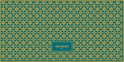 simple orange stars pattern with dark background vector