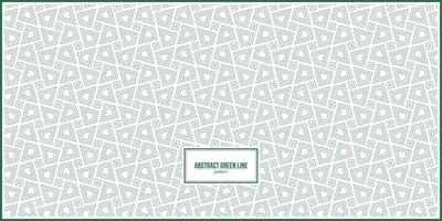 green line make a abstract shape pattern vector