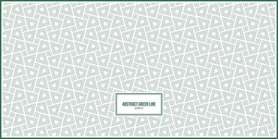 green line make a abstract shape pattern vector