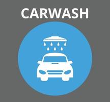 iconos de lavado de coches, diseño vectorial