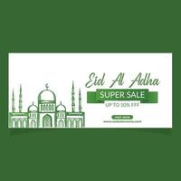 Eid Al Adha Super sale Social Media cover Design