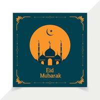 Eid Mubarak Beautiful design for social Media