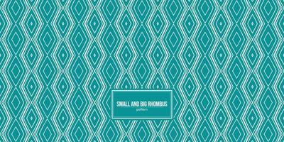 a pattern composed of small and big rhombus vector