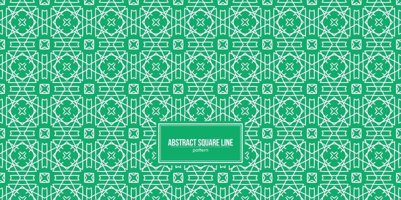 abstract square line pattern with star shape in the middle