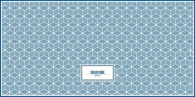multiple solid cubes pattern with dominant blue color vector