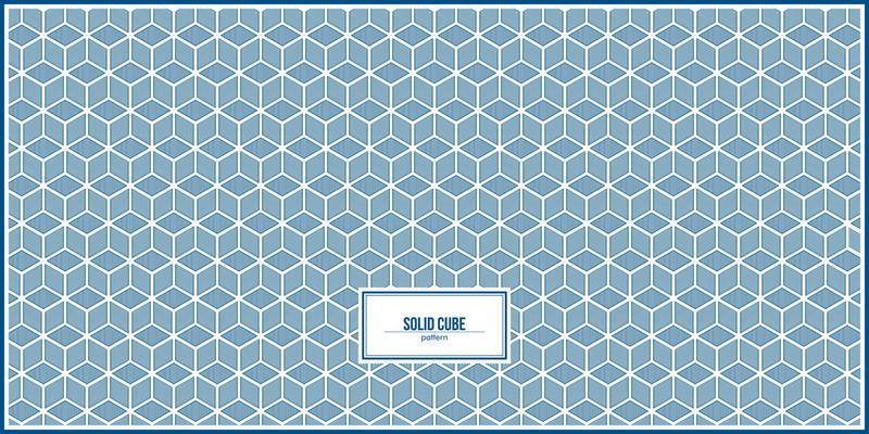multiple solid cubes pattern with dominant blue color