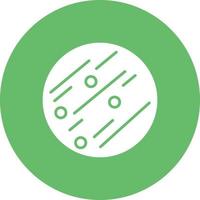 Jupiter Glyph Circle Background Icon vector