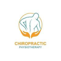 Chiropractic symbol vector icon design illustration template