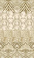 animal skin mix pattern, perfect for decoration and fabric vector