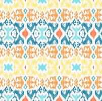 ikat style Pattern. Perfect for fabrics and decoration vector