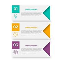 Presentation business infographic template with 3 options. Vector illustration.