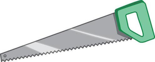 estilo de dibujos animados de sierra para metales de madera vector