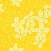 diseño de patrones sin fisuras de flores tropicales modernas. de patrones sin fisuras con flores y hojas de primavera. fondo dibujado a mano. patrón floral para papel tapiz o tela. azulejo botánico. vector