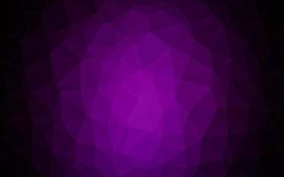 Dark Purple vector polygon abstract background.