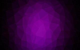 Dark Purple vector polygon abstract background.