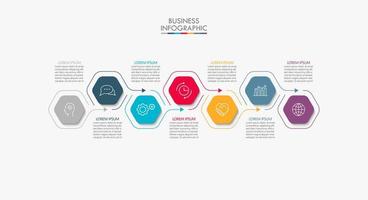 Presentation business infographic template vector