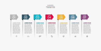 Presentation business infographic template vector