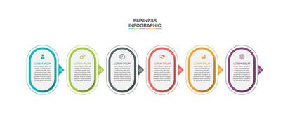 Presentation business infographic template vector