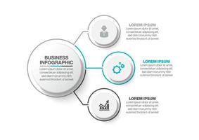 Presentation business infographic template vector