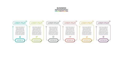 Presentation business infographic template vector