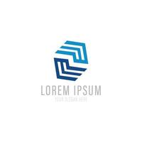 Vector logo design template for business. Technology innovation sign.