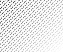 Wave, zigzag lines pattern. Black wavy line on white background. Texture vector - illustration