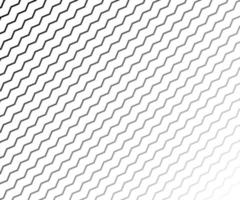 Wave, zigzag lines pattern. Black wavy line on white background. Texture vector - illustration