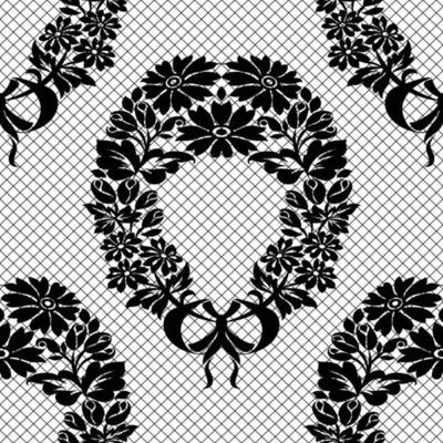 Lace seamless pattern