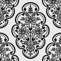 Lace seamless pattern vector