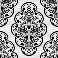 Lace seamless pattern vector