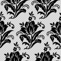 Lace seamless pattern vector