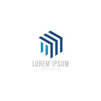 Vector logo design template for business. Technology innovation sign.