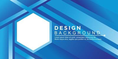 Abstract vector design for banner and background design template with blue color concept