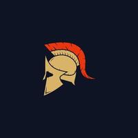 Spartan Warrior Helmet - Sparta Mask logo design, suitable for your design need, logo, illustration, animation, etc. vector