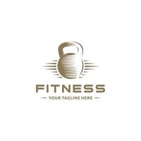 Kettle bell, bodybuilding, fitness logo. Suitable for your design need, logo, illustration, animation, etc. vector