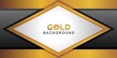 Abstract gold background design vector