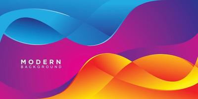 Abstract vector design for banner and background design template with modern color