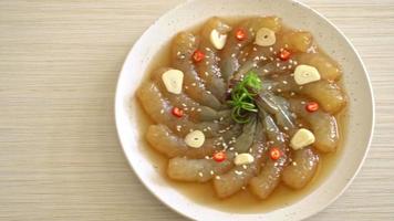 Korean pickled shrimps in soy sauce video